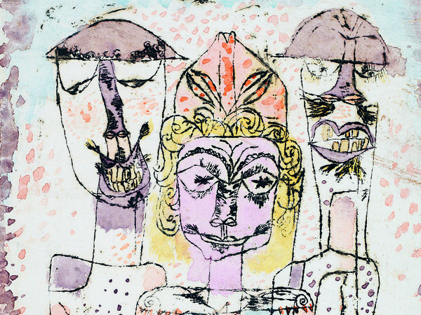 Paul Klee, Greco e i barbari, 1920, Kunstmuseum Bern | Nel 1933 Paul Klee fu costretto dal regime nazista alle dimissioni dall'Accademia di Düsseldorf in cui insegnava dal 1931 dopo aver lasciato la Bauhaus di Gropius