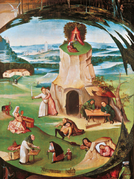 Hieronymus Bosch, I sette peccati capitali, 1500 - 1515, Olio su tavola, 86,5 x 56 cm, Ginevra, Geneva Fine Arts Foundation