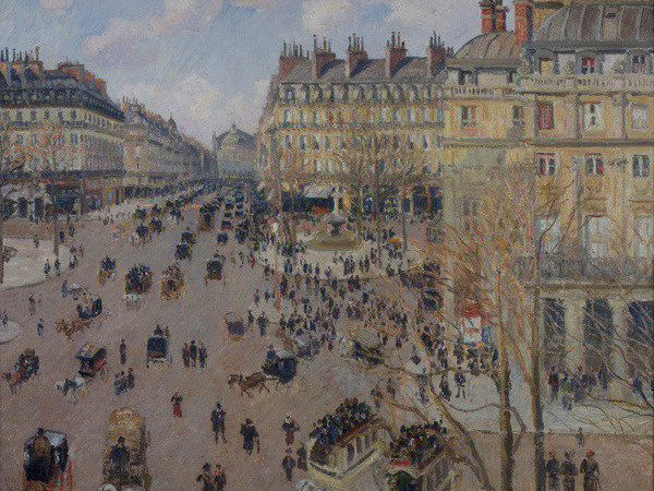 Camille Pissarro, Place du Theatre Francais, 1898, olio su tela, 73 x 92 cm. National Museum of Belgrade