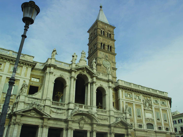 Esterno della Basilica di Santa Maria Maggiore a Roma, Immagine tratta dal film 
