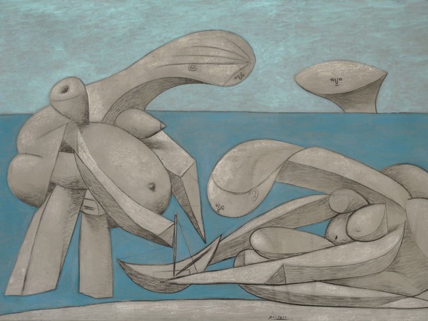 Pablo Picasso, <em>Sulla spiaggia (La Baignade)</em>,12 febbraio 1937 | Courtesy of Collezione Peggy Guggenheim, Venezia
