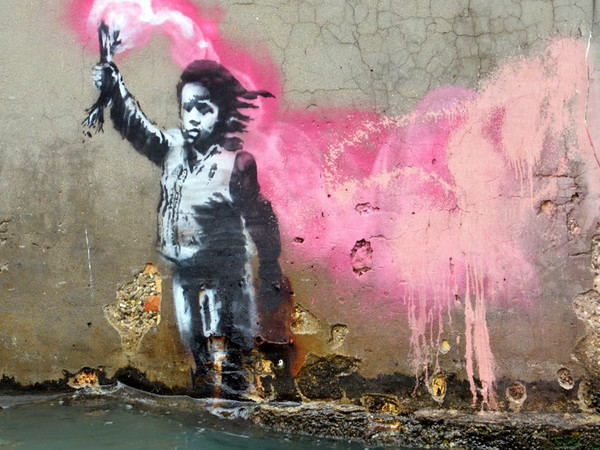 Banksy, Migrant Child