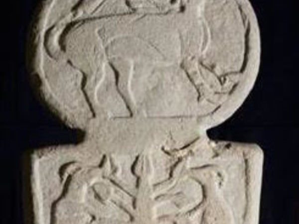 La stele di Saletto di Bentivoglio, metà del VII secolo a.C. (part.)