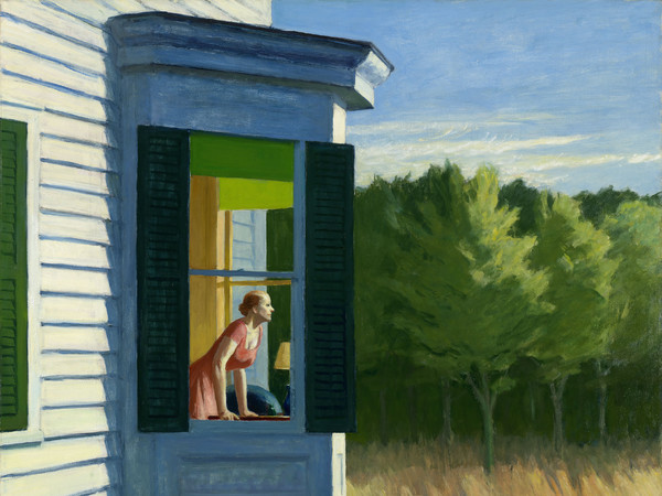 Edward Hopper, Cape Cod Morning, 1950, Olio su tela, 102.3 x 86.7 cm, Smithsonian American Art Museum, Donazione delle Sara Roby Foundation | © Heirs of Josephine Hopper / 2019, ProLitteris, Zurich | Foto: Smithsonian American Art Museum, Gene Young