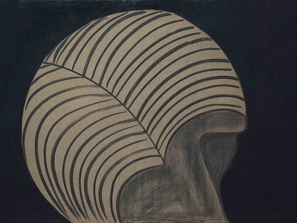 Giuseppe Livio, Deep Head, tecnica mista su tavola, 2014