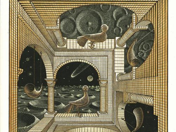 Maurits Cornelis Escher. Escher, Chiostro del Bramante, Roma