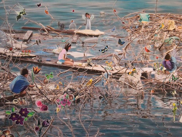 Shrooq Amin, <em>Pollutoland</em>, 2014. Courtesy of Ayyam Gallery