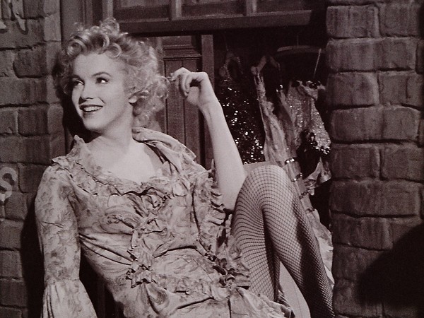 Marilyn in una scena del film 