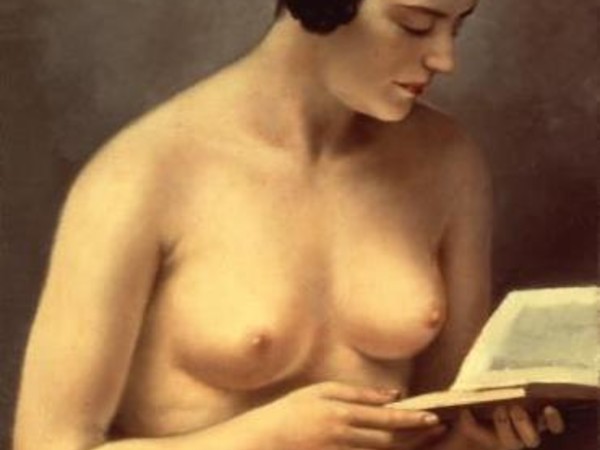 <span>Francesco Trombadori, Fanciulla nuda che legge, 1929, olio su tela. Collezione privata, Foligno </span>