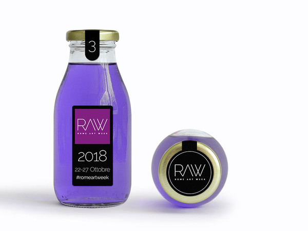 RAW - Rome Art Week 2018, Juice Bottle