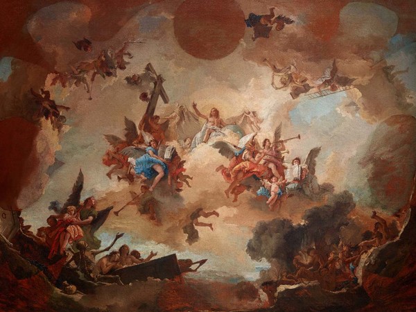 Giambattista Tiepolo, Il giudizio finale, 1730-1735 ca. Olio su tela, 147,5x198 cm. Collezione Intesa Sanpaolo