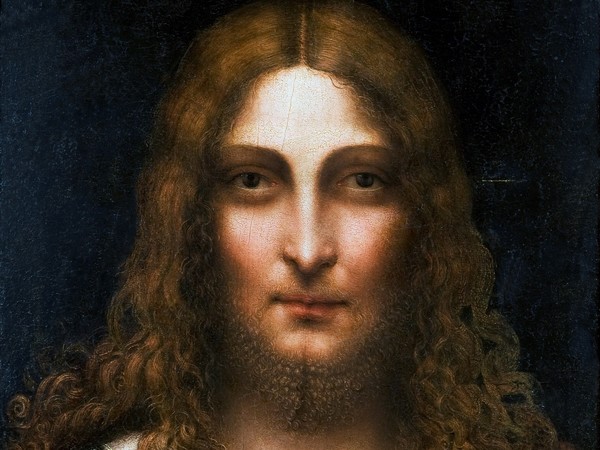 Gian Giacomo Caprotti detto Andrea Salai, <em>Testa di Cristo</em>, Olio su tavola, 37.5 x 57.5 cm<br />