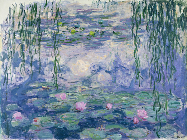 Claude Monet (1840 - 1926), <em>Ninfee</em>, 1916-1919 circa, Olio su tela, 150 x 197 cm Parigi, Musée Marmottan Monet, Lascito Michel Monet, 1966 | © Musée Marmottan Monet, Paris / Bridgeman Images