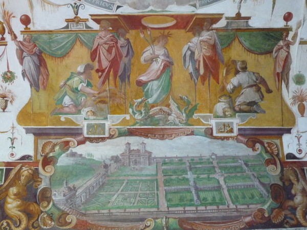 Affresco nel Giardino di Villa Medici a Roma | © Wikimedia Commons Photo by Warburg 2010