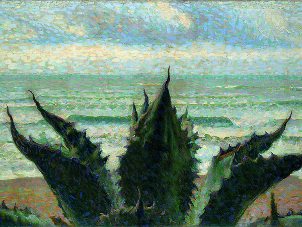 Giacomo Balla, Agave sul mare, 1908, Collezione privata, Parigi