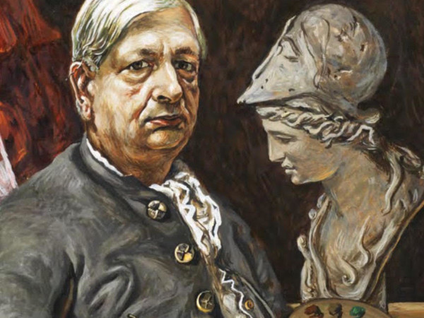 Giorgio de Chirico, Autoritratto come pittore in costume del Settecento, 1957 ca., olio su tela, cm. 80x65