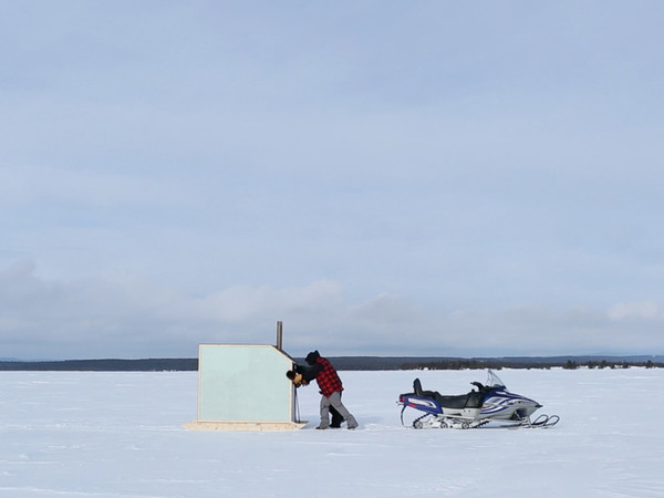 Jordan Bennett, <em>Ice Fishing</em>, 2015