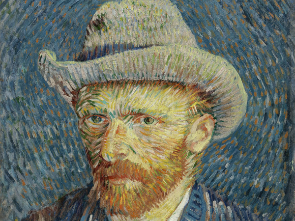 Vincent van Gogh, <em>Autoritratto con cappello di feltro grigio</em>, tra settembre e ottobre 1887. Olio su tela, 44 x 37.5 cm. Amsterdam, Van Gogh Museum