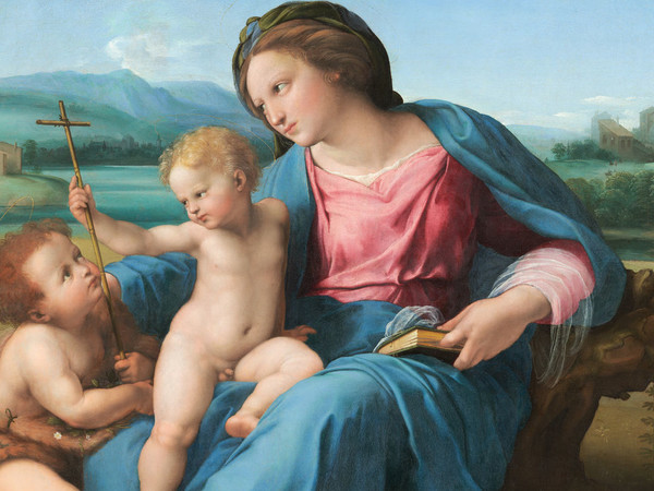 Raffaello Sanzio, Madonna Alba, 1511 circa, Olio su tavola trasportata su tela, 98 × 98 cm, Washington, National Gallery of Art