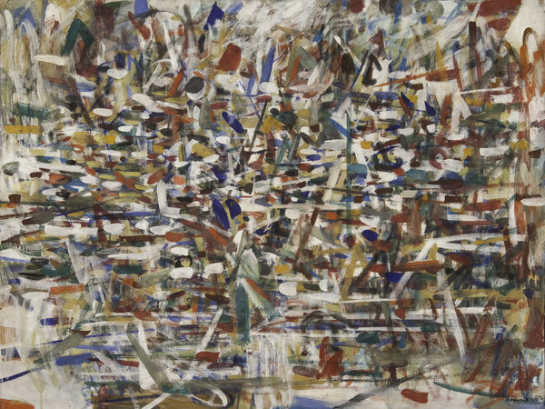 Tancredi Parmeggiani, <em>Composizione</em>, 1957, Tempera su tela, 169.4 x 130.4 cm, Collezione Peggy Guggenheim, Venezia