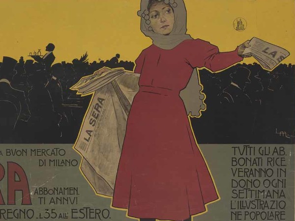 Leopoldo Metlicovitz, <em>La Sera</em>, 1898, Cromolitografia su carta, 94 x 54.3 cm, Museo Nazionale Collezione Salce, Treviso Leopoldo Metlicovitz, <em>La Sera</em>, 1898, Cromolitografia su carta, 94 x 54.3 cm, Museo Nazionale Collezione Salce, Treviso