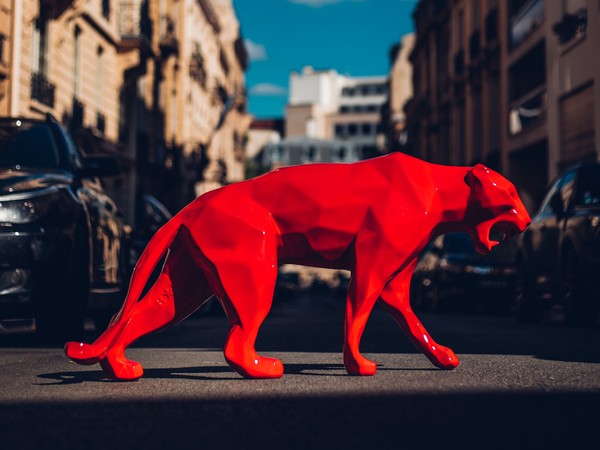 Richard Orlinski, Panther Orlinski red