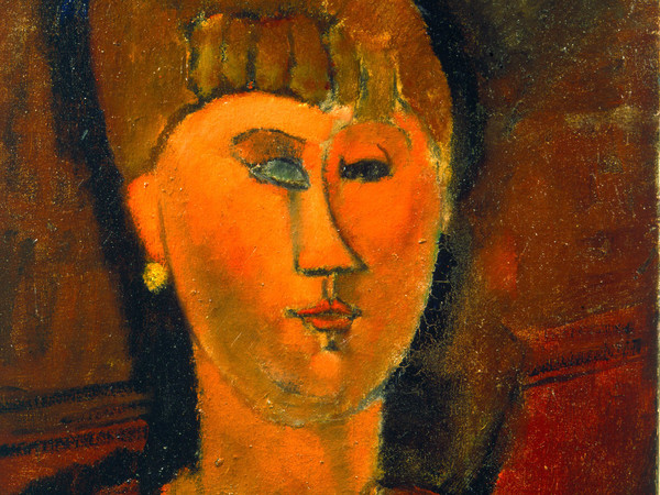 Amedeo Modigliani, Testa rossa, 1915 Olio su cartone, cm 54 x 42,5 Centre Pompidou, Parigi