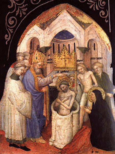 Sant'Agostino in meditazione e Battesimo sant'Agostino