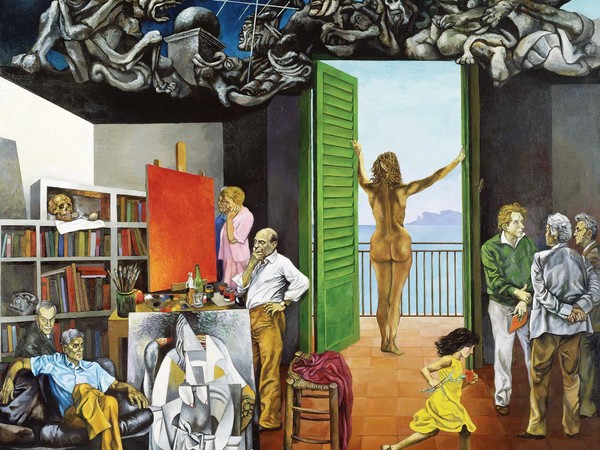 Renato Guttuso, Spes contra Spem, 1982, lio su tela cm. 300x350. Fondazione Francesco Pellin, Varese