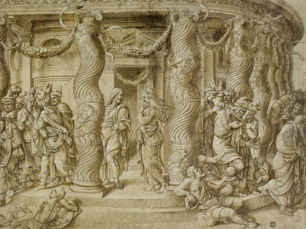 Giulio Romano, Cristo e l’adultera, Parigi, Musée du Louvre