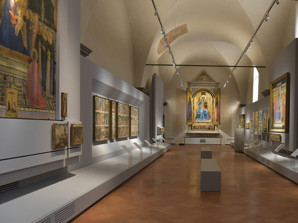 La Sala del Beato Angelico nel nuovo allestimento, Museo di San Marco, Firenze I Ph. Antonio Quattrone Fine Arts Photographer