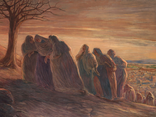 Gaetano Previati, <em>La Via al Calvario</em>, 1901-1904, Olio su tela, Milano, Museo Diocesano Carlo Maria Martini