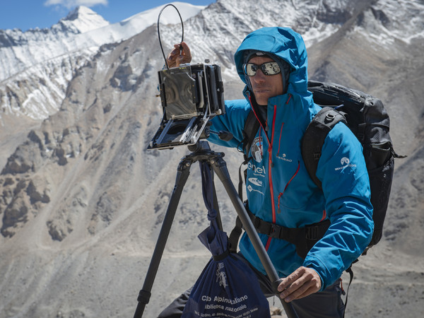 <em>Fabiano Ventura durante la spedizione</em> <em>"Sulle tracce dei ghiacciai</em>", Himalaya, 2018 | © Fabiano Ventura