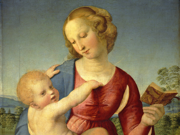 Raffaello Sanzio, Madonna Colonna, 1508, Olio su tavola, 79 x 58.2 cm | © Staatliche Museen zu Berlin, Gemäldegalerie / Jörg P. Anders | Raffael in Berlin. The Madonnas of the Gemäldegalerie