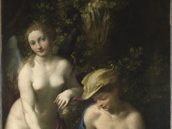 Correggio (Antonio Allegri), Venere con Mercurio e Cupido (
