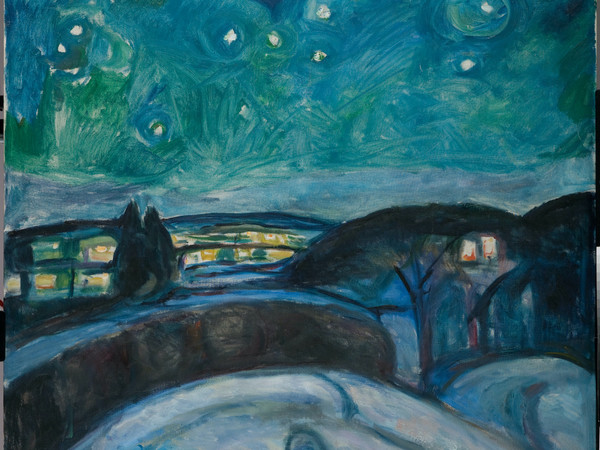 Edvard Munch, Starry Night Wanderer | © Munch Museet, Oslo
