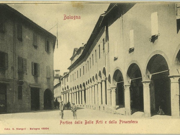 Portico della Pinacoteca di Bologna, foto di Archivio