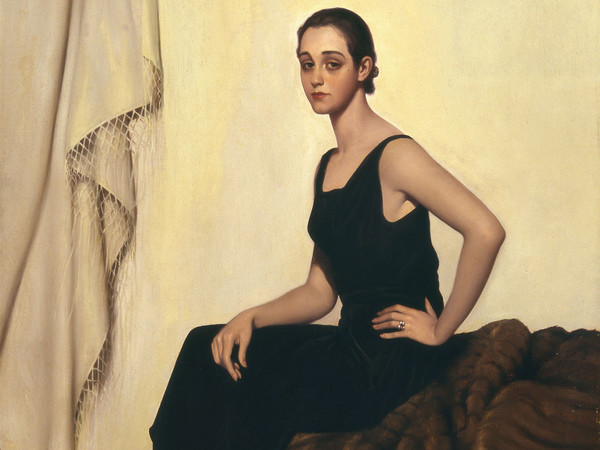 Bruno Croatto, Ritratto di donna in abito nero, 1931, Collezione d'arte della Fondazione CR, Trieste