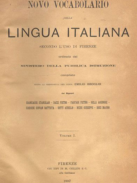 Novo vocabolario della lingua italiana