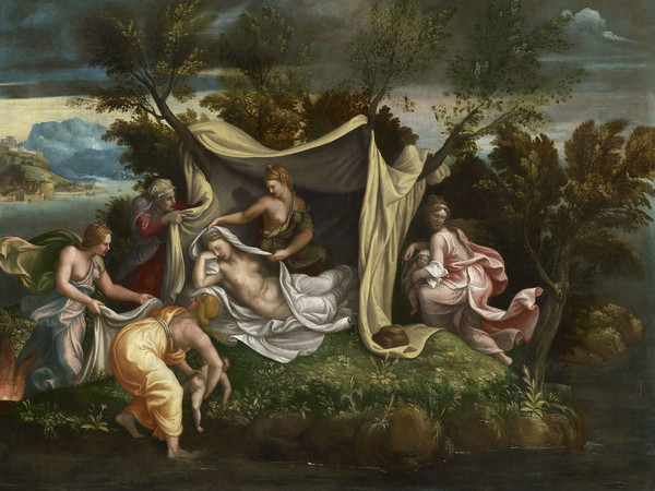 Giulio Romano e bottega, <em>Nascita di Apollo e Diana</em>, Windsor Castle, The Royal Collection