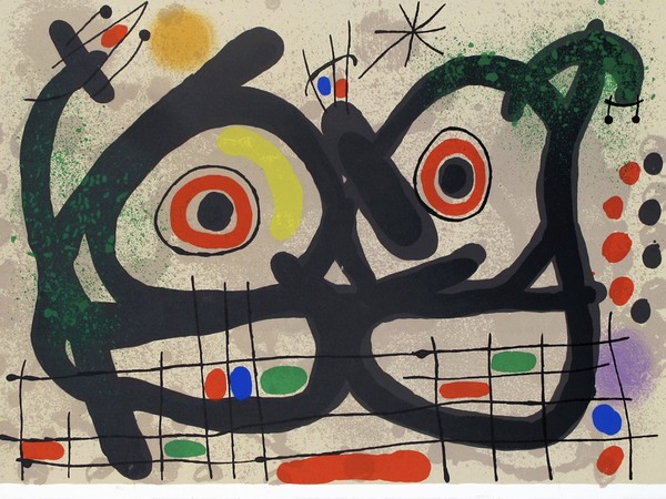 Joan Mirò, <em>Le lézard aux plumes d'or III, </em>1967