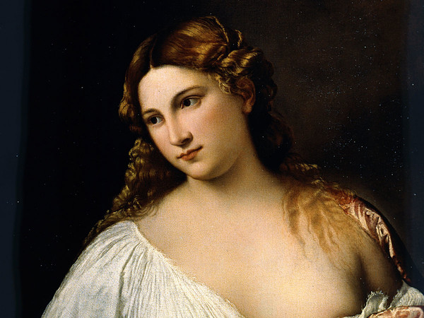 Tiziano Vecellio, Flora, 1515 | Figlia del collega Palma il Vecchio e spesso modella del pittore veneto