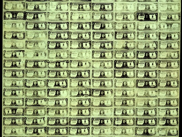 Andy Warhol, One Dollar Bills, 1962. Collezione Brant Foundation