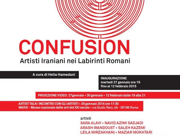 Confusion. Artisti Iraniani nei Labirinti Romani, Temple University Rome