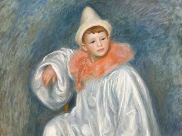 Pierre Auguste Renoir, Il bianco Pierrot, 1901-1902. Olio su tela, 79,1 x 61,9 cm. Detroit Institute of Arts, Bequest of Robert H. Tannahill