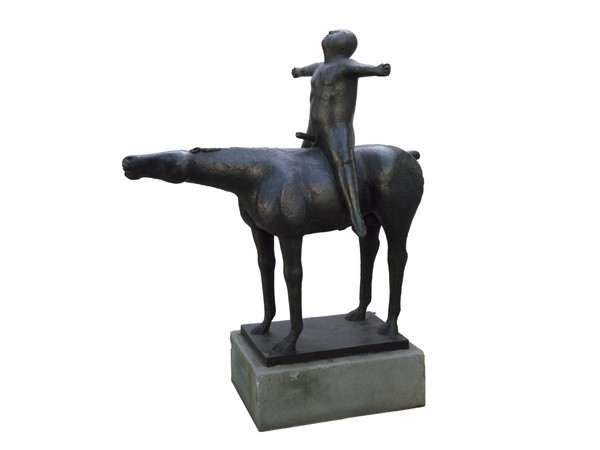 Marino Marini,<em> L'angelo della città</em>, 1948 (fusione del 1950?), Bronzo, 175 x 106 x 176 cm, Collezione Peggy Guggenheim, Venezia