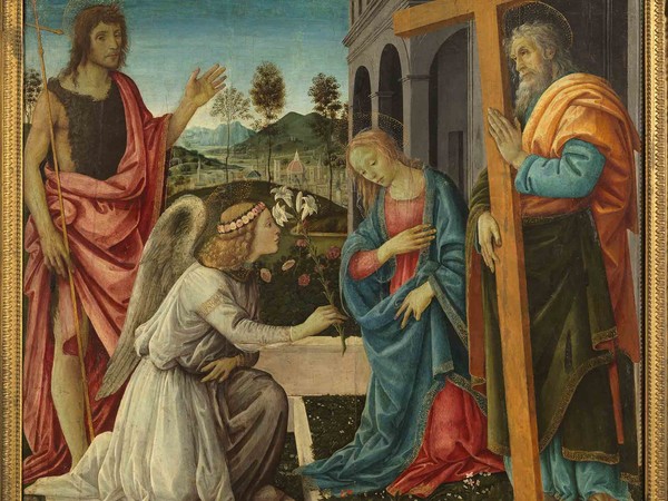 Filippino Lippi, Annunciazione e Santi, 1485, Museo e Real Bosco di Capodimonte 