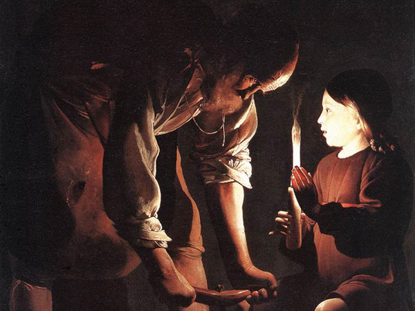 Georges de la Tour, San Giuseppe falegname, 1645