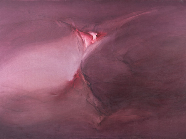 Renata Rampazzi, Movimento cromatico, 2005, Olio su tela, 150 x 100 cm | Courtesy of Renata Rampazzi