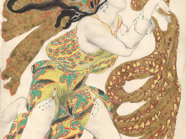 Léon Bakst, figurino per Narcisse, Ballets Russes, coreografia di Michel Fokine, Parigi, 1911